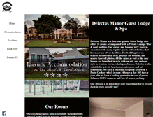 Tablet Screenshot of delectusmanor.co.za